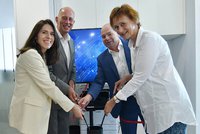 Opening ceremony of the Thuringian Digital Agency, Valentina Kerst, Wolfgang Tiefensee, Heiko Kahl, Sabine Wosche (from left to right)