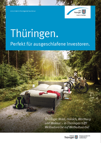 Broschüre Thüringen. Perfekt für ausgeschlafene Investoren