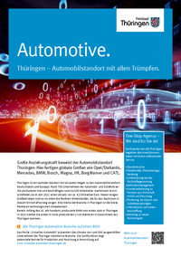 Factsheet Automotive in Thüringen
