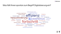 Umfrage zum Begriff Digitalisierung