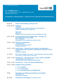 Tagesordnung AGKW 2024