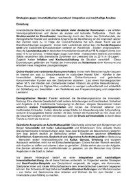 Beispiel: Strategien gegen innerstädtischen Leerstand (HAMMEL Recyclingtechnik GmbH)