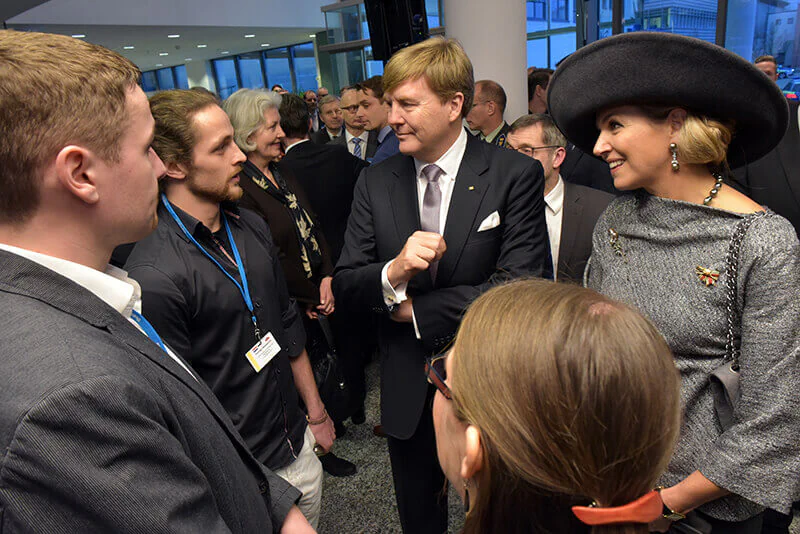 Das niederländische Königspaar besuchte im Februar den Freistaat.