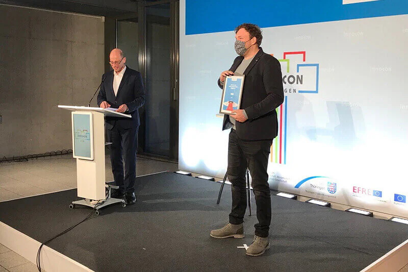 Successful year for Thuringian startup. Photo: Digitalagentur Thüringen GmbH Successful year for Thuringian startup. Photo: Digitalagentur Thüringen GmbH