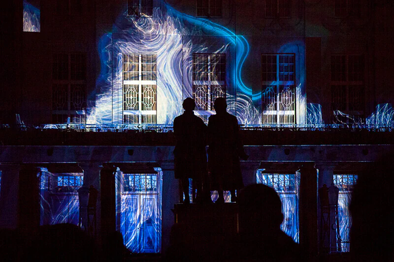 Beim Genius-Loci-Festival in Weimar werden Wände zum Leben erweckt.