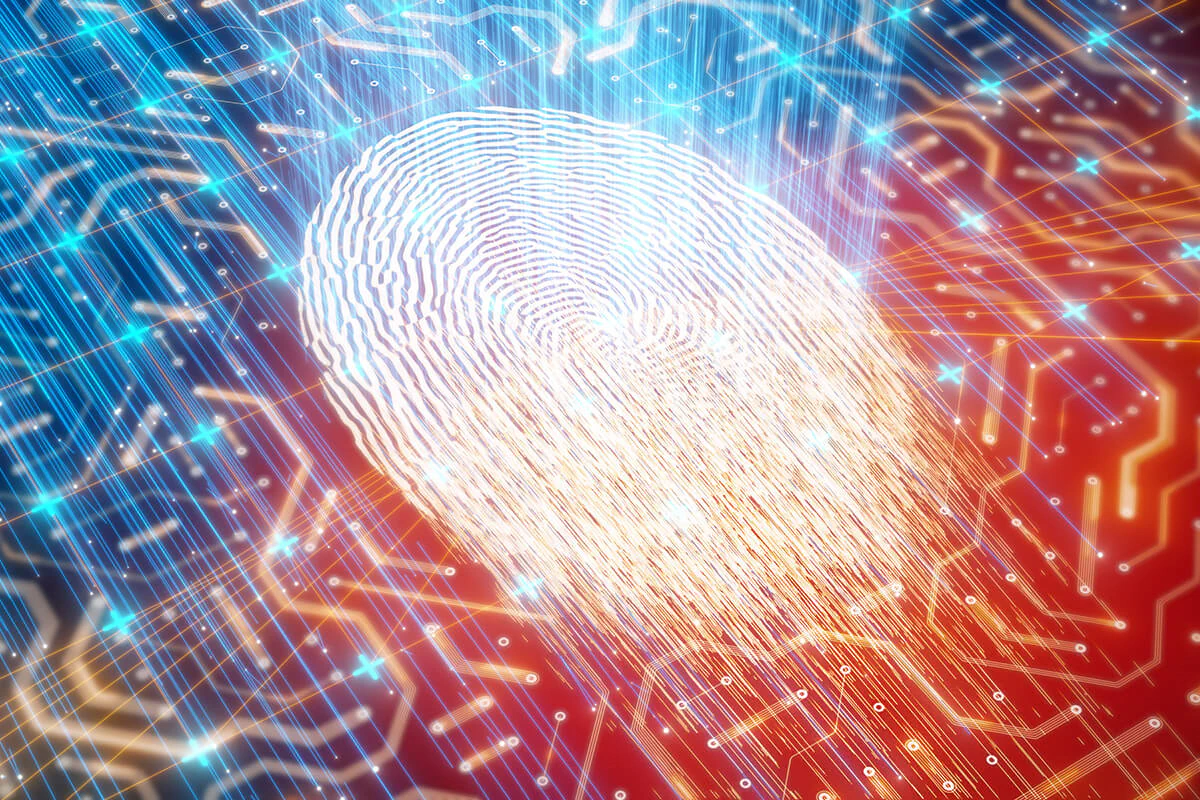 Digitale 3D-Fingerabdruckerfassung | Bild: dem10 / istockphoto.com Digitale 3D-Fingerabdruckerfassung
