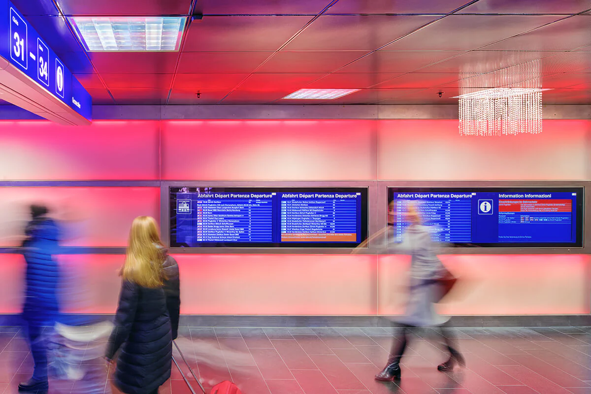 Anzeigetafeln aus der Funkwerk AG aus Kölleda