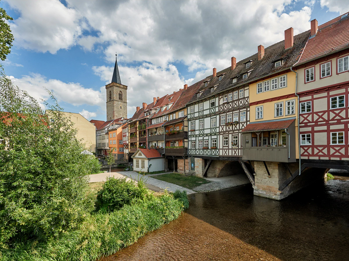Bildbeschreibung / description: Krämerbrücke Erfurt
