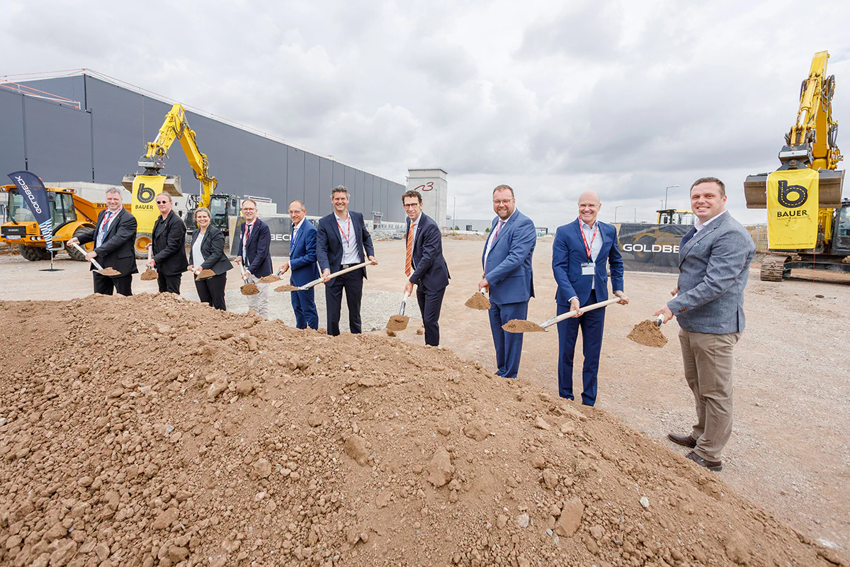 Spatenstich für das N3-Logistikzentrum am Erfurter Kreuz. Bild: N3 Spatenstich für das N3-Logistikzentrum am Erfurter Kreuz.